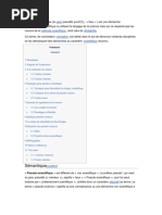 Pseudo Science