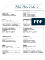 2022-2 Programación Área de Cultura