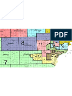 Proposed congressional districts