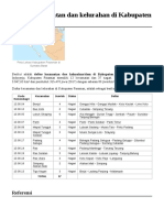 Daftar Kecamatan Dan Kelurahan Di Kabupaten Pasaman