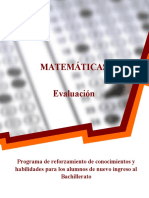 Evaluacion Matematicas