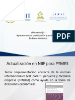 Plantilla CCIT - InFOP TEMA Implementacion Correcta NIIF para PYMES Herramienta para Toma de Desiciones