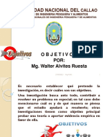 11. OBJETIVOS DE INVESTIGACIÓN