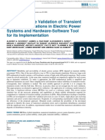 Comprehensive Validation of Transient Stability Calculations in Electric Power Systems and Hardware-Software Tool For Its Implementation