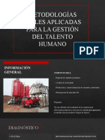 Metodologías Ágiles Aplicadas para La Gestión Del Talento