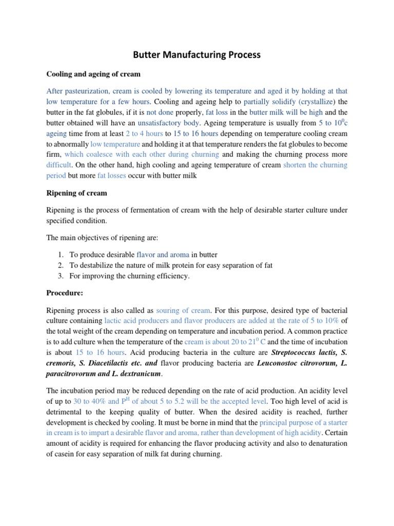 Butter Part II | PDF | Butter | Milk