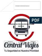 PROGRAMA PREVENCIÓN DE RIESGOS EMPRESA Central Viajes2021
