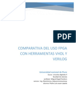 Comparativa Del Uso FPGA