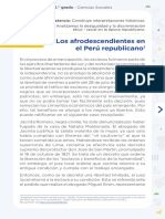 Desigualdad étnico-racial en el Perú republicano