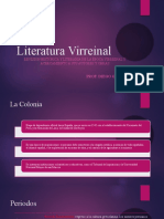 Literatura de La Colonia