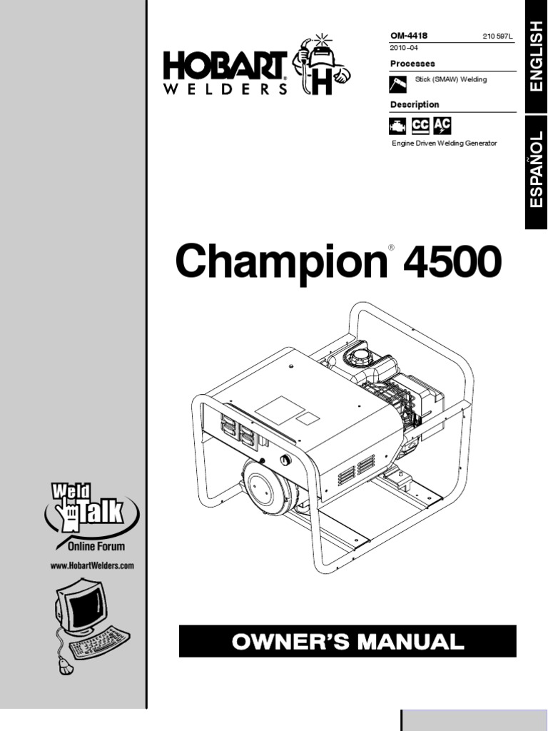 Champion 4500 Owner