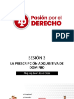 Prescripcion Adquisitiva de Dominio