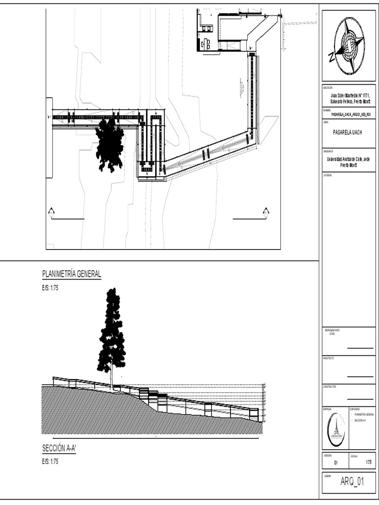Pasarela Edicion Topo - Plano de Planta - Planimetría General-A-1 | PDF