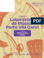 Resultado final do Laboratório de Música Porto Vila Cariri
