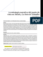 La Estrategia Narrativa Del Punto de Vista en Shoah y La Lista de Schindler