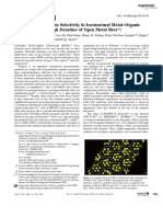 Angewandte Chemie - 2012 - Bae - High Propene Propane Selectivity in Isostructural Metal Organic Frameworks With High