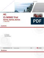 Closed Loop MIMO Trial