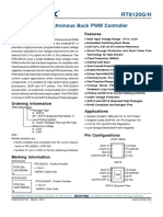 Single-Phase Synchronous Buck PWM Controller: RT8120G/H