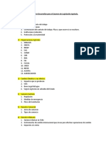 Temario Por Desarrollar para El Examen de Legislación Agrícola