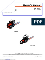 Tanaka Ecs 3301/3351 Owners Manual