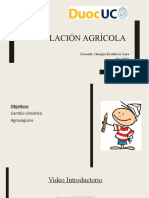 Legislación agrícola y cambio climático