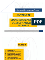 Teoria de Campos Electromagneticos - Capitulo IV - Operadores para El Calculo Aplicado A Vectores