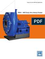 MDX Mill Duty Xtra Heavy Pumps for Severe Applications