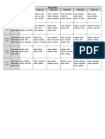 Horario de Provas - Matutino