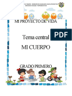 Mi Proyecto de Vida Grado Primero