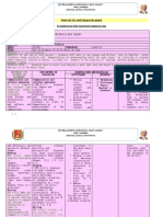 Planififcacion Proyecto 5 Inglés