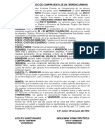 Contrato Privado de Compraventa de Un Terreno Urbano Grupo 2