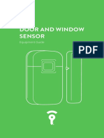 Door and Window Sensor: Equipment Guide