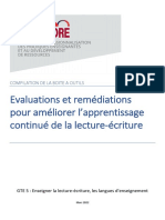 GTE 5 Fascicule Complet Evaluations Remediations en Lecture