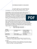 T L C A: HIN Ayer Hromatography OF Nalgesics