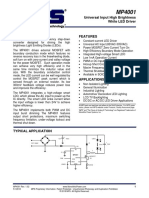 Universal Input High Brightness White LED Driver