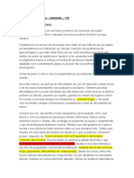 Caso Luiz: dificuldades de aprendizagem e comportamento