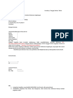 Format Surat Arahan Dan Formulir Pendukungnya