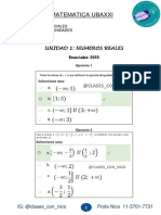 Compilado 1er Parcial - Matematica Ubaxxi