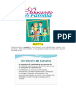 Empatía Educando en Familia