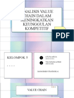 KEL 5 - Analisis Value Chain Dalam Meningkatkan Keunggulan Kompetitif