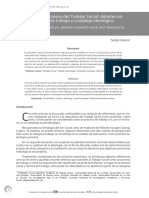 Acerca de La Naturaleza Del Trabajo Social, Debates en Torno A La Categoría Trabajo y Complejo Ideológico