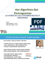Pertemuan I - Konsep Algoritma Dan Pemrogram