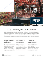 Folleto Hot Tub TiempoLibre Tinas de Acero