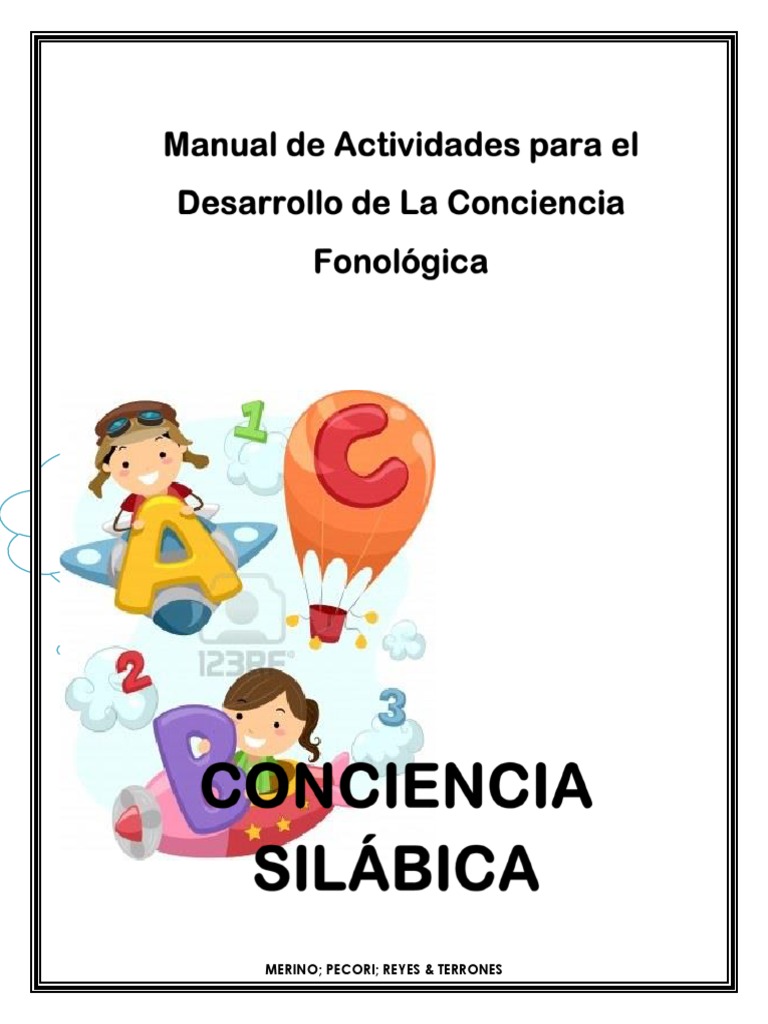 Actividades de Conciencia Fonológica | PDF | Sílaba | Comunicación oral