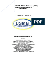 Petunjuk USMB Universitas Sriwijaya 2022