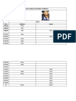 Matriz de Las Horas Autónomas Cumplidas