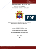 Interculturalidad en Relacion A L Usos de La Medicina Tradicional