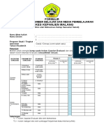 Formulir Evaluasi Pembelajaran Revisi