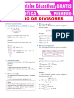 Estudio de Divisores para Primer Grado de Secundaria