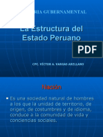B. La Estructura Del Estado Peruano 1